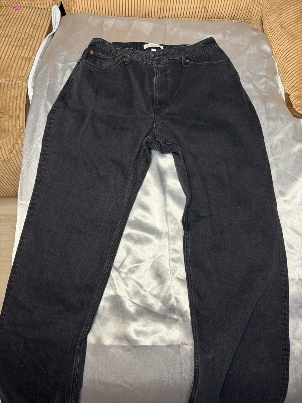 Abercrombie & Fitch Black Straight Leg Jeans